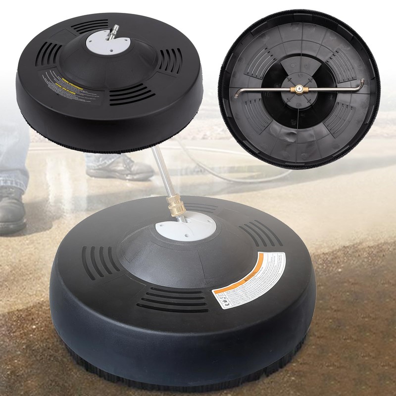 Donext 15" Pressure Washer Surface Cleaner, Concrete Cleaner Stainless Steel