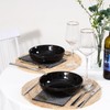 Selamica Ceramic Pasta Bowls Set of 4, Large Salad Bowl,