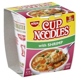 Nissin Cup O Noodles Shrimp, 2.25-Ounce (Pack of 12)