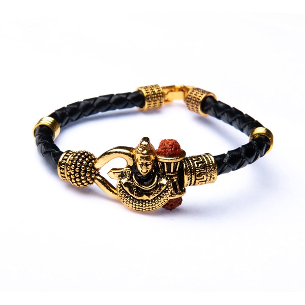 WC Shiv Bracelet Cuff Kada for men| Lord Shiva Bahubali