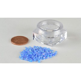 Crushed Lab Opal Inlay Supplies for Jewelers, Turners, Woodworkers, Luthiers, Professionals & Hobbyists - Marina (2 Grams)