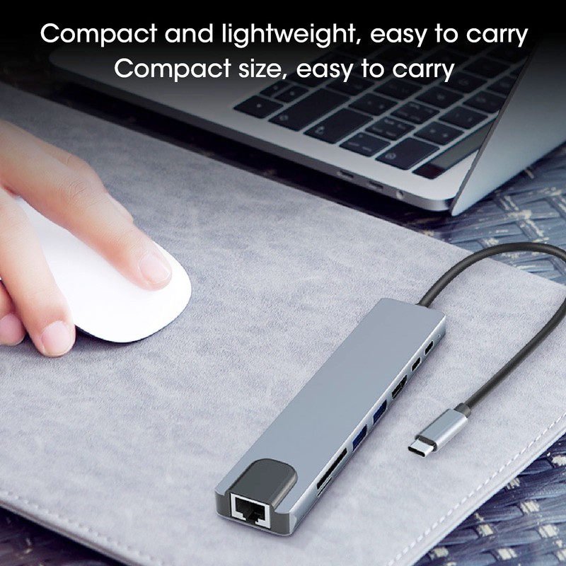 Docking Station Multi Function Multiport Aluminum Alloy High Transmission Speed