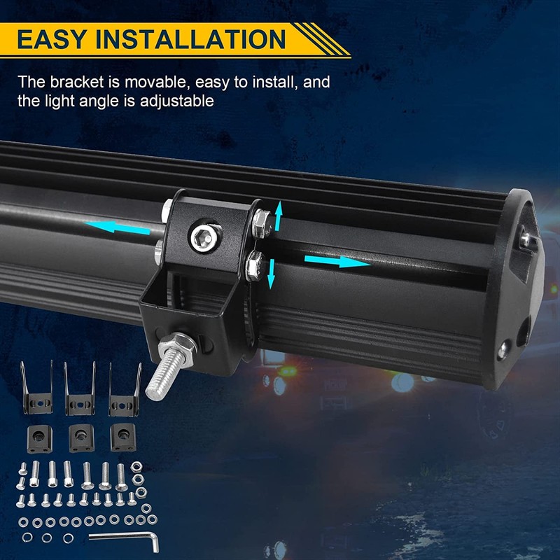 Willpower 28 inch 396W LED Light Bar Triple Row Spot