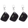 3 Pack Keychain Remote Control for Linear Multi-Code 300MHz 10