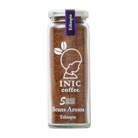 INIC coffee Beans Aroma Ethiopian Bottle, 1.9 oz (55 g), Single Origin Coffee, Refreshingly Scented Ethiopia, The Best Powder Coffee, Taste Adopted by World Barista Champions