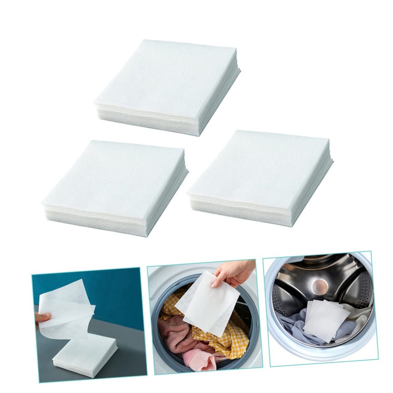 COLLBATH Washing Paper for Clothes Dye-absorption Laundry Sheets Anti-dyed Laundry