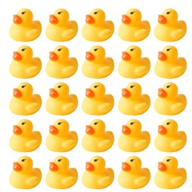 Rubber Ducks, 25-Pack Mini Rubber Duck Bath Toys for Kids, Fun Bathtime Floating and Squeaking Ducks, Perfect for Bath Play, Party Decorations and Gift Giving, Size 3.5*3.5*3cm