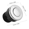 Tyenaza Air Button Switch, Push Button, Push Button Operation, Silver