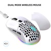 Wireless Mouse 2.4G Or BT5.1 Adjustable DPI Hollowed Out RGB