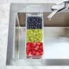 Copco Over the Sink Colander and Fridge Storage Bin with