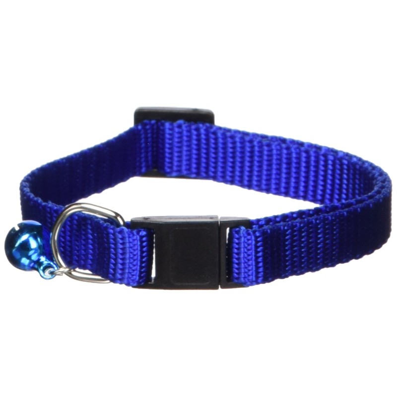 Guardian Gear Nylon Cat Collar, 8-12-Inch, Blue