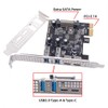 CY Card USB3.1 Gen1 5Gbps Dual Type-A and Type-C USB-C