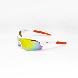 RUDYPROJECT RPJ COREY Sunglasses, White Shiny Frame/Multi Laser Orange Lens Freesize