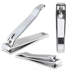 Beauticom 3pcs Beauticom Professional Stainless Steel Toe Nail Clippers Curved Edge Style