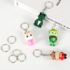 100PCS Split Key Rings Bulk for Keychain and Crafts Keychain