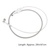24in Throttle Cable Stainless Steel Flexible Easy Installation Throttle Wire