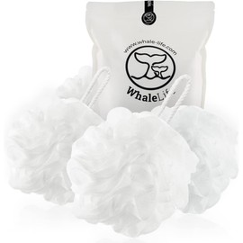 WhaleLife Esponja de Baño Exfoliante 4 Unidades 60g