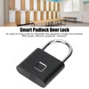 Fingerprint Padlock Zinc Alloy Smart Office Home Cabinet Door Dormitory