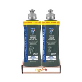 Tono sobre Tono MyE Tratamiento capilar Cenizo (2 Pack) MyE Tono sobre Tono 300mL Matizante Capilar Cenizo Tono sobre Tono Cenizo