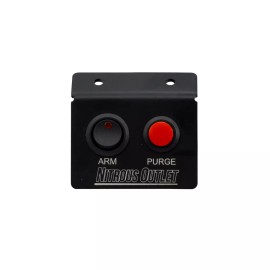 Nitrous Outlet 00-11053 Nitrous Outlet Universal 2 Button Switch Panel Kit Arm & Purge Buttons