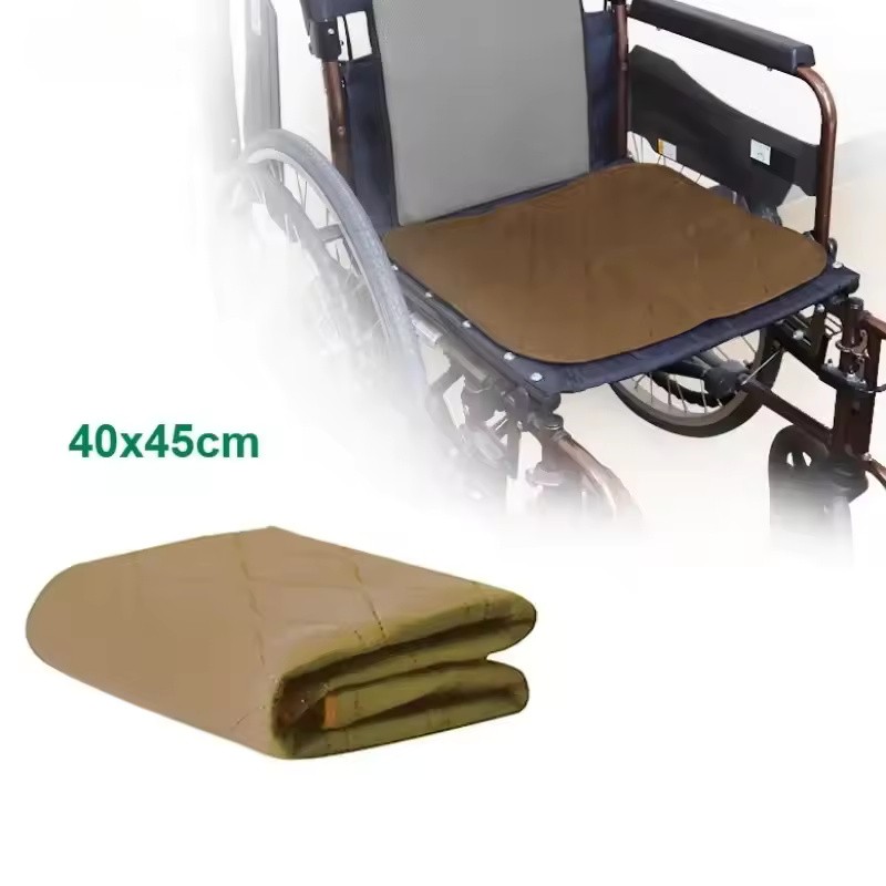 Washable Waterproof Incontinence Bed Pad with Absorbent Layers and Non-Slip