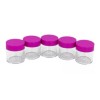 Nail Container 8 Frascos Vacíos Para Acrílicos 1/4 Oz Uñas