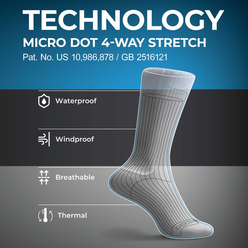 DexShell Waterproof Wading Socks Knee High for Men & Women,