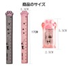 Coollooda Ruler, 5.9 inches (15 cm), Cat Paw Pencil Sharpener,