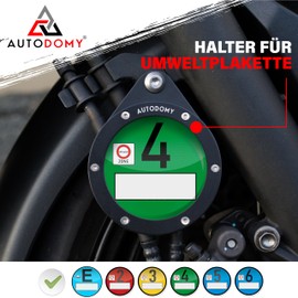 Autodomy Vignette Holder Crit Air Motorcycle Waterproof Holder Insurance Motorcycle Equipment Accessories Motorcycle Scooter Moped Quad ATV