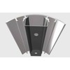 ALUNOVO TV Design Aluminium Cable Duct Anthracite Satin Matt RAL7016