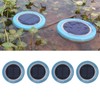 4Pcs Solar Floating Lights Waterproof LED Swimming Pool Lamp Solar