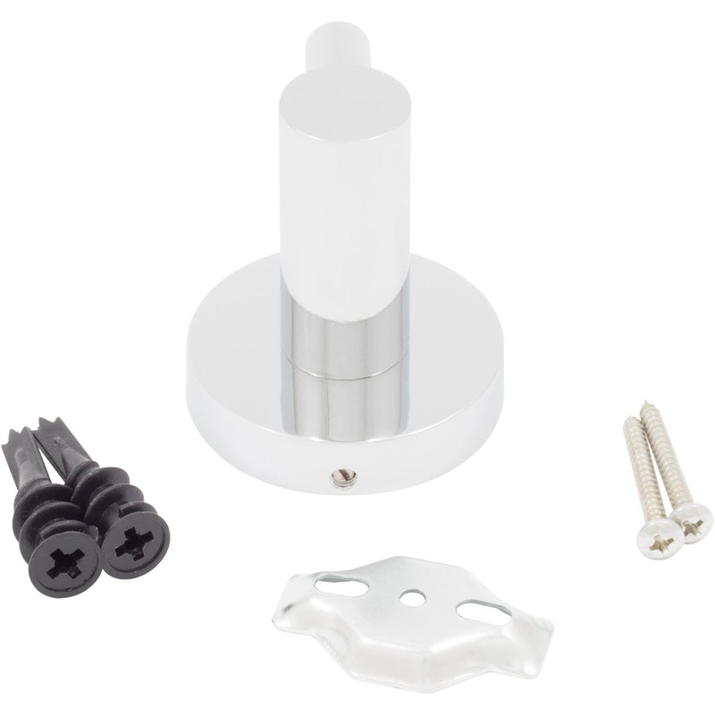 Zurich Robe Hook, Polished Chrome by Stone Harbor Hardware