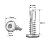Wavanta 40 Pcs M5.5 x 25mm Self Tapping Screws, 410