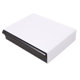 Operitacx Desktop Storage Box Under Desk Organizer Table Drawer Stationery Storage Desk Drawer Work Desk Utensil Countertop Lid Under Desktop Drawer Office Nail Drawer Plastic Abs Black