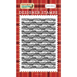 CARTA BELLA Designer Clear Cling  Stamp  CALICO DAMASK Scrapbooking