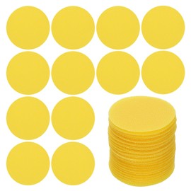PATIKIL 40Pcs Carpet Spots for Classroom, 2 Inch Small Circle Floor Dots Markers Carpet Spot Markers for Teacher Elementary Preschool Supplies, Yellow