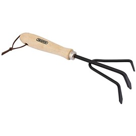 Draper DRA83991 Carbon Steel Hand Cultivator with Hardwood Handle