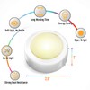 Novelty Place LED Puck Lights with Remote Control - Dimmable