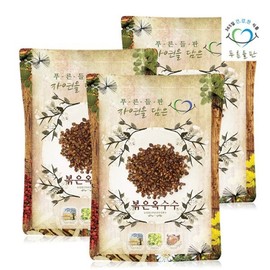 Pureundeulpan 국내산 볶은 옥수수 차 1kgx3봉 Korean Roasted Corn Tea 1kg x 3 Bags