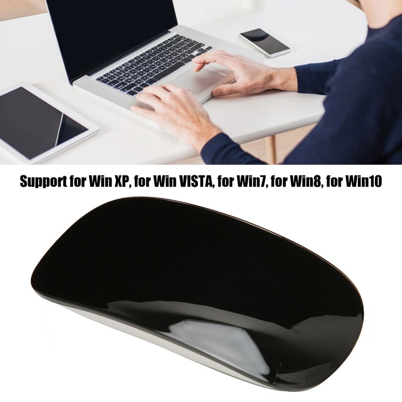 Wireless Mouse Silent Low Decibel Rechargeable Ergonomic Portable Touch Wheel