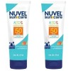 2 Protectores Solares 50 Fps Nuvel Suncare Kids 120 Ml