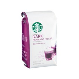 Starbucks Coffee Dark Roast Espresso Ground, 12 OZ (Pack of 6)