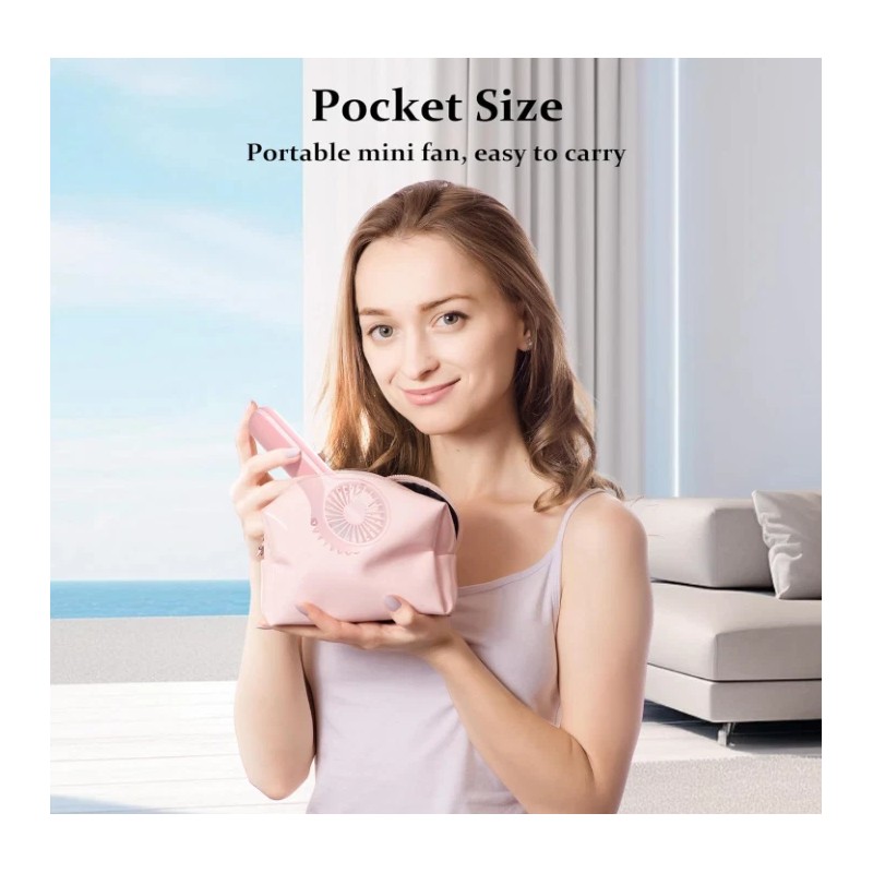  Mini Personal Fan Handheld, Small Portable Handheld Fan, Battery