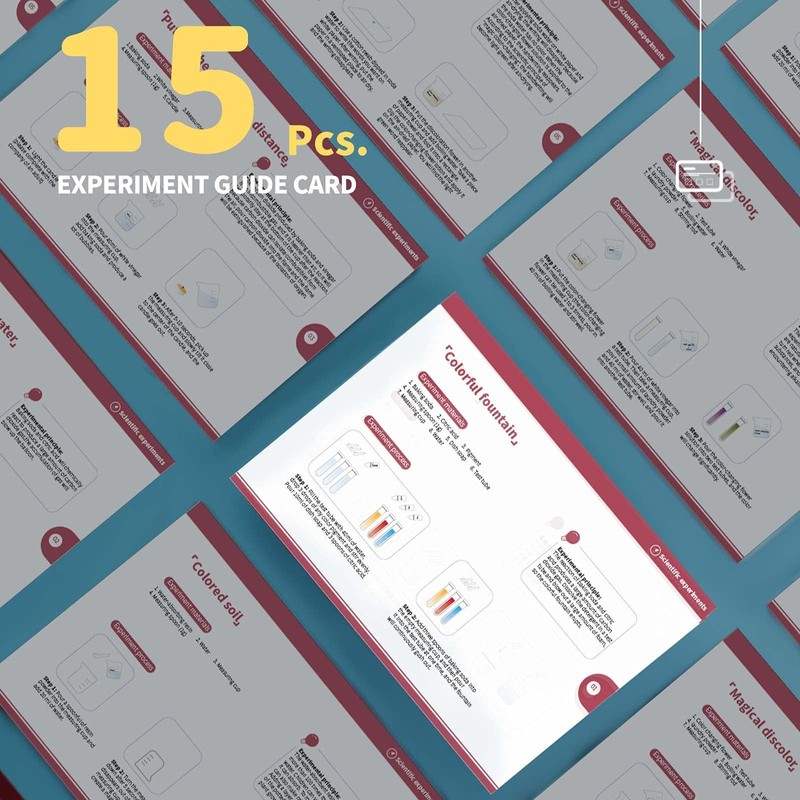Tinkletoy Science Kit with 30+ Science Lab Experiments,DIY STEM Educational