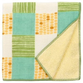 濱文様 和たおるセミウォッシュ（タオルハンカチ） もろこし市松