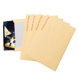 Card Backed Envelopes, Rigid Card Backing, Please Do Not Bend, Printed Front, Thick Secure Peel and Seal (C4 (324 x 229 mm), 10 Envelopes