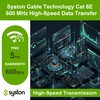 Syston Cat 6E Ethernet Network Cable Shielded - 100 FT,