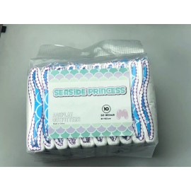 Ageplay Outfitters Case of 40 Seaside Princess Adult Diapers ABDL - Large