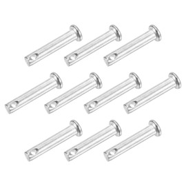 sourcing map 30Pcs 3/16"x1" Single Hole Clevis Pins, Carbon Steel Flat Head Single Hole Clevis Pins for Mechanics Repair, Furniture Installation, Industrial Equipment, DIY (Blue White)