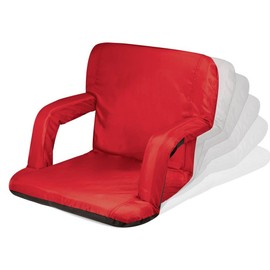 PICNIC TIME Black Tampa Bay Buccaneers Ventura Seat Portable Recliner Chair